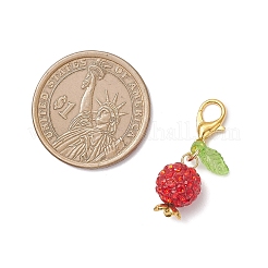 2 шт. подвеска из полимерной глины со стразами&nbsp;HJEW-JM04472-01