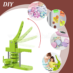 DIY сублимационная пустая плоская круглая брошь&nbsp;DIY-WH0430-387B