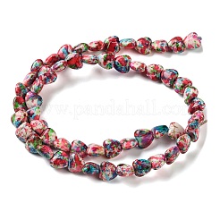 Нити из синтетических бирюзовых бусин&nbsp;TURQ-P002-01A-05