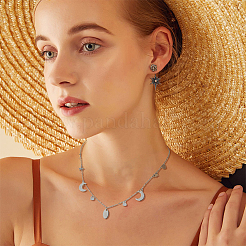 96 шт. 6 стиля 2 цвета подвески из нержавеющей стали&nbsp;STAS-DC0015-76