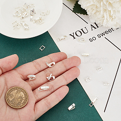 16 комплект из 4-х стилей латунных раскладывающихся застежек&nbsp;FIND-FH0010-57