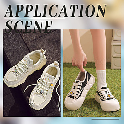 12 шт. 6-х цветное акриловое сердце с пластиковыми аксессуарами для украшения&nbsp;DIY-FG0006-56