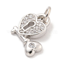 Покрытие стойки латунь микропаве прозрачные кубические циркониевые подвески&nbsp;KK-Q814-05P