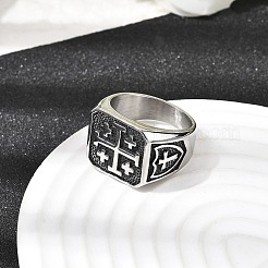 Кольца из нержавеющей стали 304 для мужчин&nbsp;LS-RJEW-D339-01A-AS