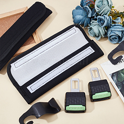 8 шт. 3-х стильная заглушка для ремня безопасности автомобиля из АБС-пластика&nbsp;AJEW-FH0001-84