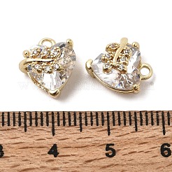 Латунные микро проложить кубического циркония подвески&nbsp;KK-K274-14G-02