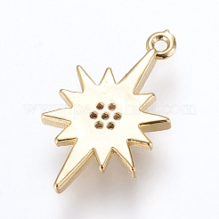 Латунные микро проложить кубического циркония подвески&nbsp;X-ZIRC-G116-07G