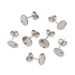 Фурнитура для сережек-гвоздиков из нержавеющей стали марки 304&nbsp;X-STAS-R063-35