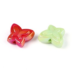 Непрозрачные акриловые бусины с УФ-покрытием&nbsp;OACR-T028-46