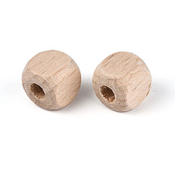 Буковая древесина европейские бусины&nbsp;WOOD-T033-09A