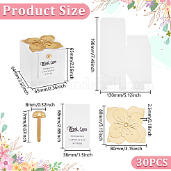 Картонные коробки для упаковки конфет&nbsp;CON-WH0816-026B-G