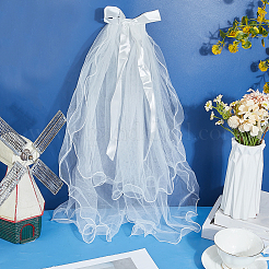 Фаты из органзы&nbsp;AJEW-WH20020-254B