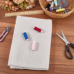 Прямоугольная хлопчатобумажная льняная ткань&nbsp;DIY-WH20001-58B