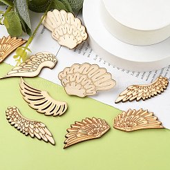 25 пара 5 стильных деревянных кабошона&nbsp;WOOD-CJ0001-67