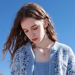 60шт 6 цвета деревянные подвески&nbsp;WOOD-NB0002-26