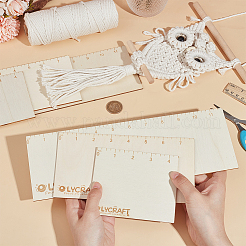 Рамки для вязания крючком из липы&nbsp;DIY-WH0304-938B