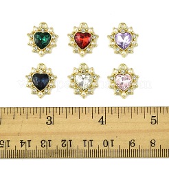 6шт 6 цветные акриловые подвески со стразами&nbsp;FIND-FS0001-38