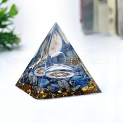 Украшение дисплея смолы пирамиды оргонита&nbsp;PW-WGF2BFF-01