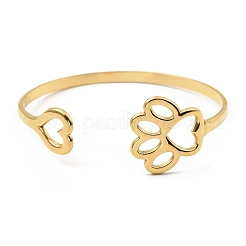 Браслеты-манжеты из нержавеющей стали 304&nbsp;BJEW-P302-07G