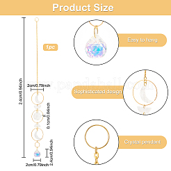 Украшения из пластиковых подвесок&nbsp;HJEW-WH0039-06