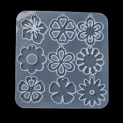 Силиконовые Молды для подвесок в виде цветов своими руками&nbsp;DIY-G100-01A