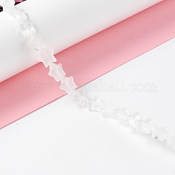 Прозрачный стеклянный бисер нить&nbsp;GLAA-K057-01J