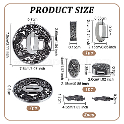 Наборы для изготовления кукол из сплава&nbsp;DIY-WH0899-56D