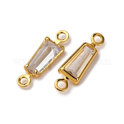 Латунные подвески из прозрачного кубического циркония&nbsp;KK-Z121-06G-01