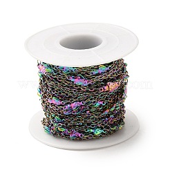 Цепи с грибовидными звеньями из нержавеющей стали 304 с ионным покрытием (IP)&nbsp;STAS-B041-11MC