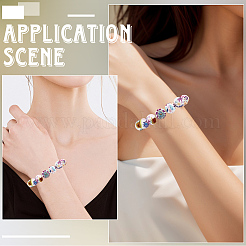 30 шт. круглые силиконовые бусины с цветочным узором&nbsp;SIL-SC0002-84G