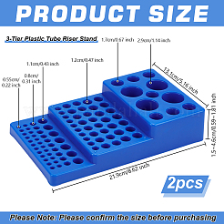 3-уровневая пластиковая трубчатая стойка&nbsp;ODIS-WH0030-224