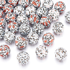 50шт 5 цвета силиконовые фокусные бусины&nbsp;SIL-TA0002-39