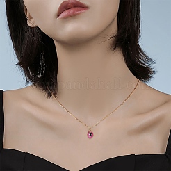 10 шт. экологически чистые латунные подвески из кубического циркония с микропаве&nbsp;ZIRC-SZ0003-70