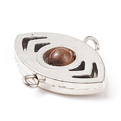 Соединитель звеньев сплава тибетского стиля&nbsp;PALLOY-JF01715-03