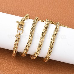 Ожерелья из нержавеющей стали 304&nbsp;NJEW-E080-08G