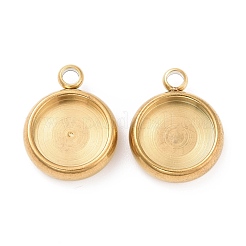 Ионное покрытие (ip) нержавеющая сталь 304 подвеска кабошон оправа&nbsp;STAS-K202-03C-G