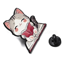 Эмалевые значки с изображением кота&nbsp;LS-JEWB-I055-05EB-03