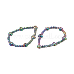 Ионное покрытие (ip) 304 нержавеющая сталь соединительное кольцо оправы для страз&nbsp;STAS-A070-01MC