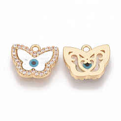 Латунные микро проложить кубического циркония подвески&nbsp;KK-T025-23G