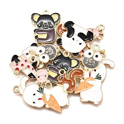 12шт 6 стиля подвески из сплава с эмалью&nbsp;ENAM-FP0002-47