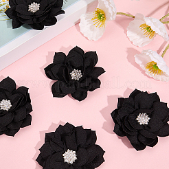 Аксессуары для украшений из полиэстера и стразов&nbsp;DIY-WH20063-015A