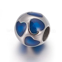 Европейские бусины из нержавеющей стали 304&nbsp;OPDL-L013-01E