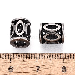 Бусины европейского стиля с крупными отверстиями из нержавеющей стали 304&nbsp;STAS-T072-113AS