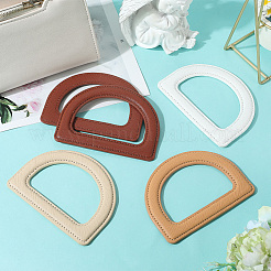 8 шт. 4-цветные ручки для сумок из искусственной кожи с D-образным кольцом&nbsp;FIND-BBC0004-42