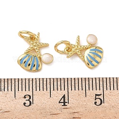 Латунь эмаль подвески&nbsp;KK-P334-32G