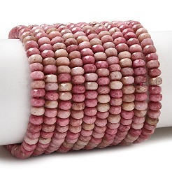 Природные родонит бисер нитей&nbsp;G-G343-A01-2x4mm