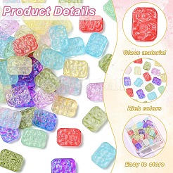 60 шт. Прозрачные стеклянные бусины&nbsp;EGLA-YW0005-31