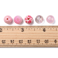 50шт 5 стиля акриловые бусины&nbsp;MACR-FS0001-50