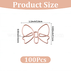 100шт железная скрепка&nbsp;AJEW-CP0009-60RG