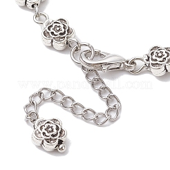 Тибетский стиль сплава шарм браслеты&nbsp;BJEW-JB10096-03